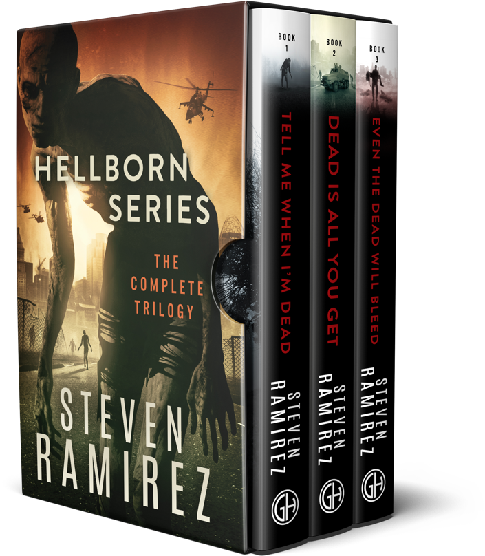 A series of books about zombies and the hellborn series.